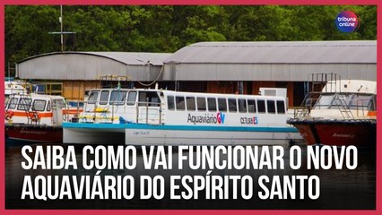 Saiba como vai funcionar o novo aquaviário do Espírito Santo