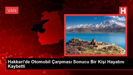 Hakkari'de Otomobil Çarpması Sonucu Bir Kişi Hayatını Kaybetti