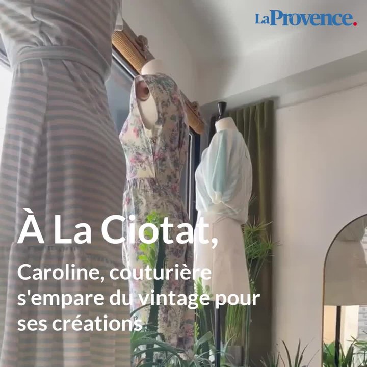 La Ciotat : une couturière s'empare du vintage pour ses créations