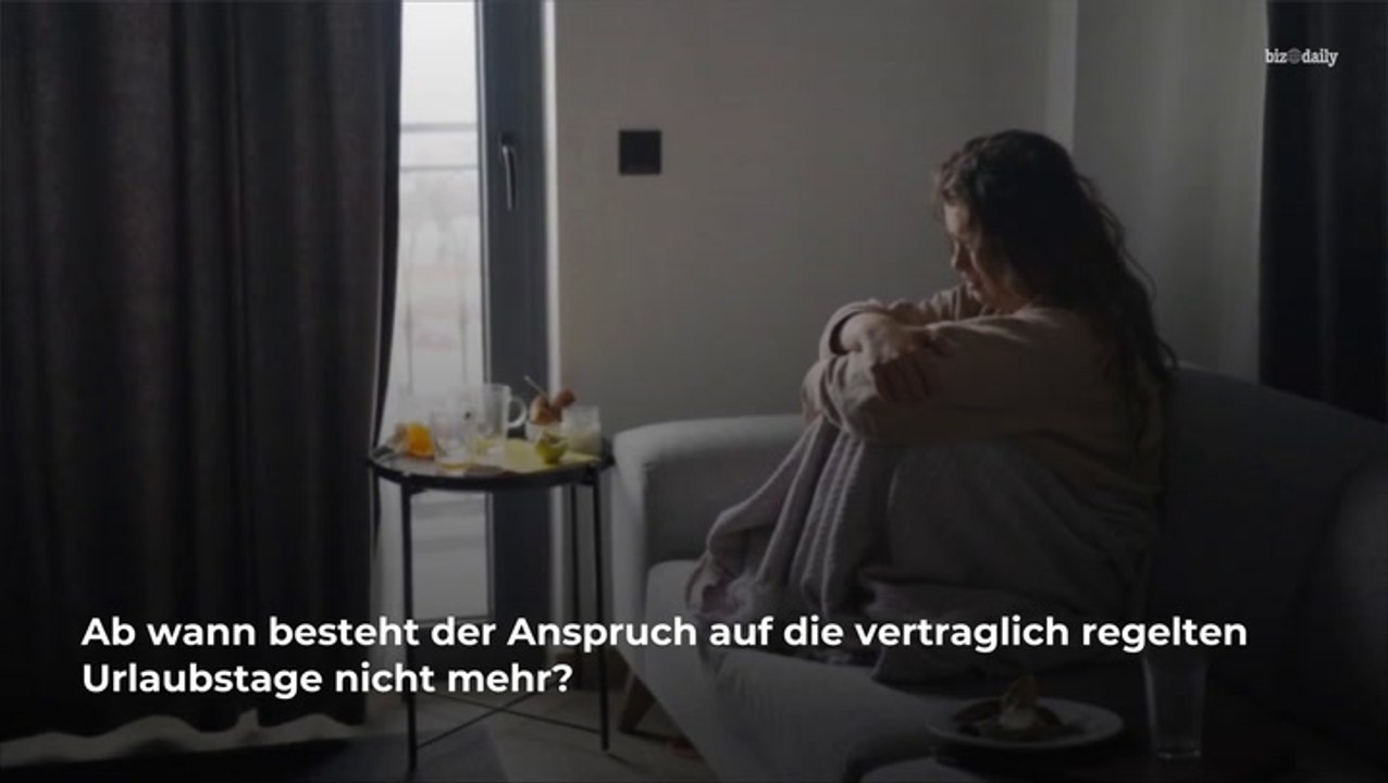 Krank im Job: Wie lange hat man Urlaubsanspruch?