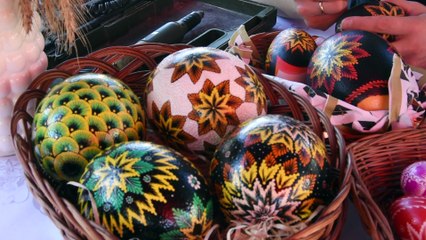 Monika Wąsacz - MALE DZIELA SZTUKI ROBIONE Z WYDMUSZEK JAJ