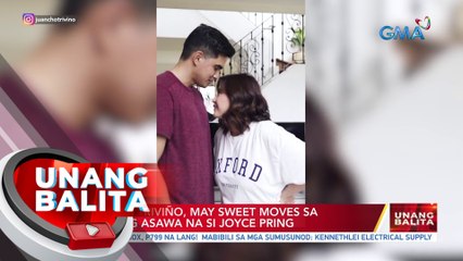 Juancho Triviño, may sweet moves sa kaniyang asawa na si Joyce Pring | UB