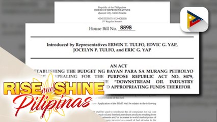 Rep. Erwin Tulfo, naghain ng panukala para ibasura ang umiiral na Oil Deregulation Law