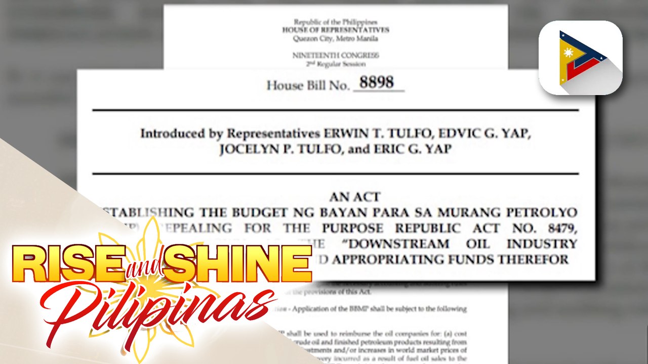 Rep. Erwin Tulfo, naghain ng panukala para ibasura ang umiiral na Oil Deregulation Law