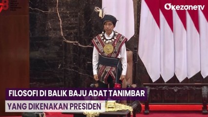 Presiden Jokowi Kenakan Baju Adat Tanimbar di Rapat Tahunan MPR, Ini Filosofinya