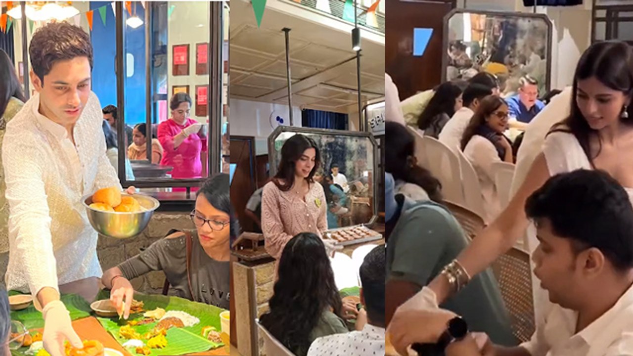 Suhana Khan, Khushi Kapoor Agastya Nanda Serving Food in Hotel on Independence Day Troll,Reason..|