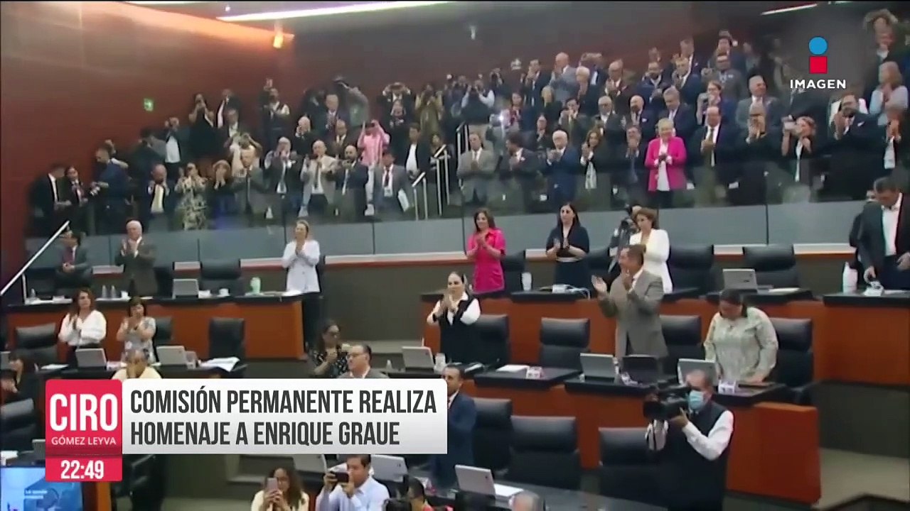 Comisión Permanente realiza homenaje a Enrique Graue