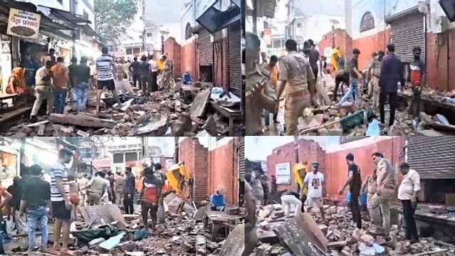 Vrindavan: बांके बिहारी मंदिर से 200 मीटर दूर भरभराकर गिरी ईमारत, 5 श्रद्धालुओं की मौत, कई घायल