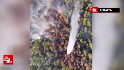 Antalya'daki orman yangını 2'nci gün: Müdahaleler sürüyor