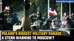 Poland holds biggest military parade since Cold War-era as Tensions with Belarus rise on border