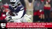 RB Ezekiel Elliott Signing One-Year Deal With Patriots