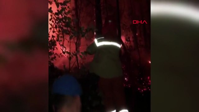 Antalya Akseki'deki Orman Yangını İkinci Gününde Devam Ediyor