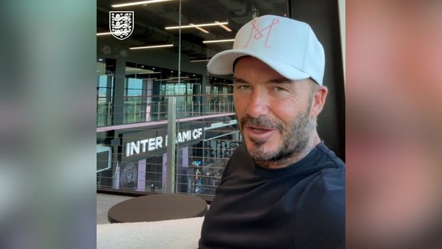 David Beckham and daughter Harper send special message to ‘inspiring’ Lionesses ahead of Australia semi-final