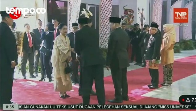Gaya Presiden, Wapres dan Tamu VIP Berbaju Adat di Sidang Tahunan MPR