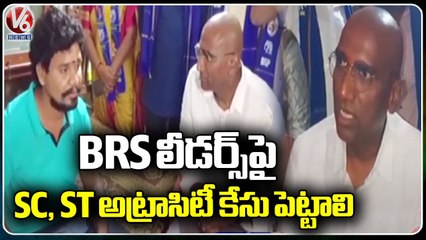 BSP Chief RS Praveen Kumar Visits Activists Vara Prasad House | Kasipet | V6 News