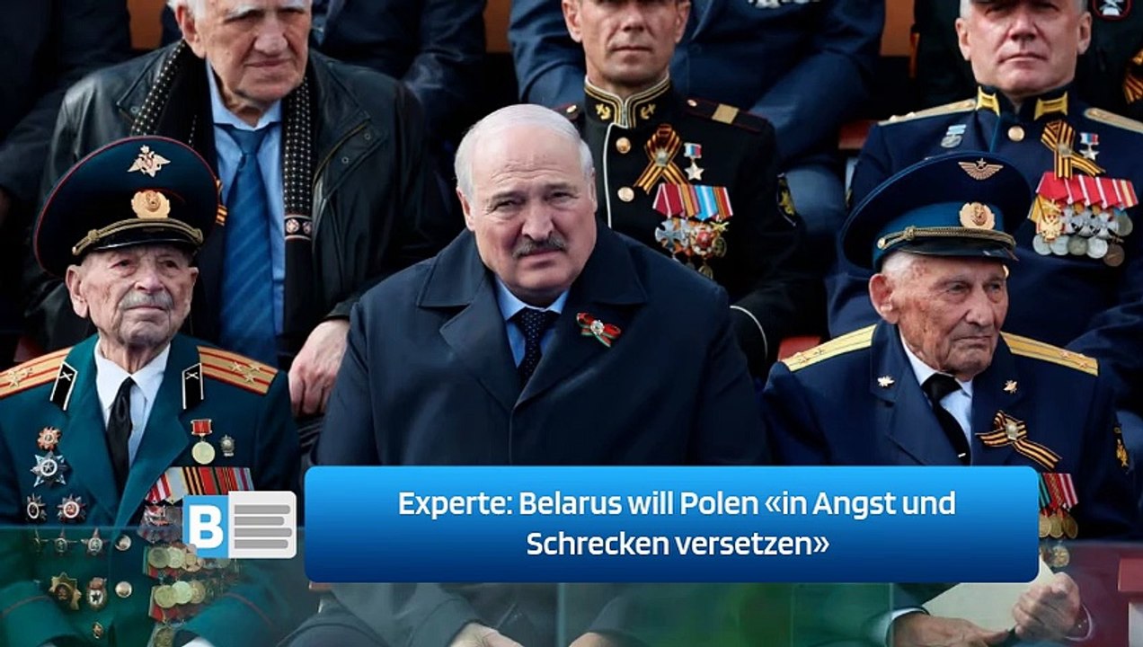 Experte: Belarus will Polen «in Angst und Schrecken versetzen»