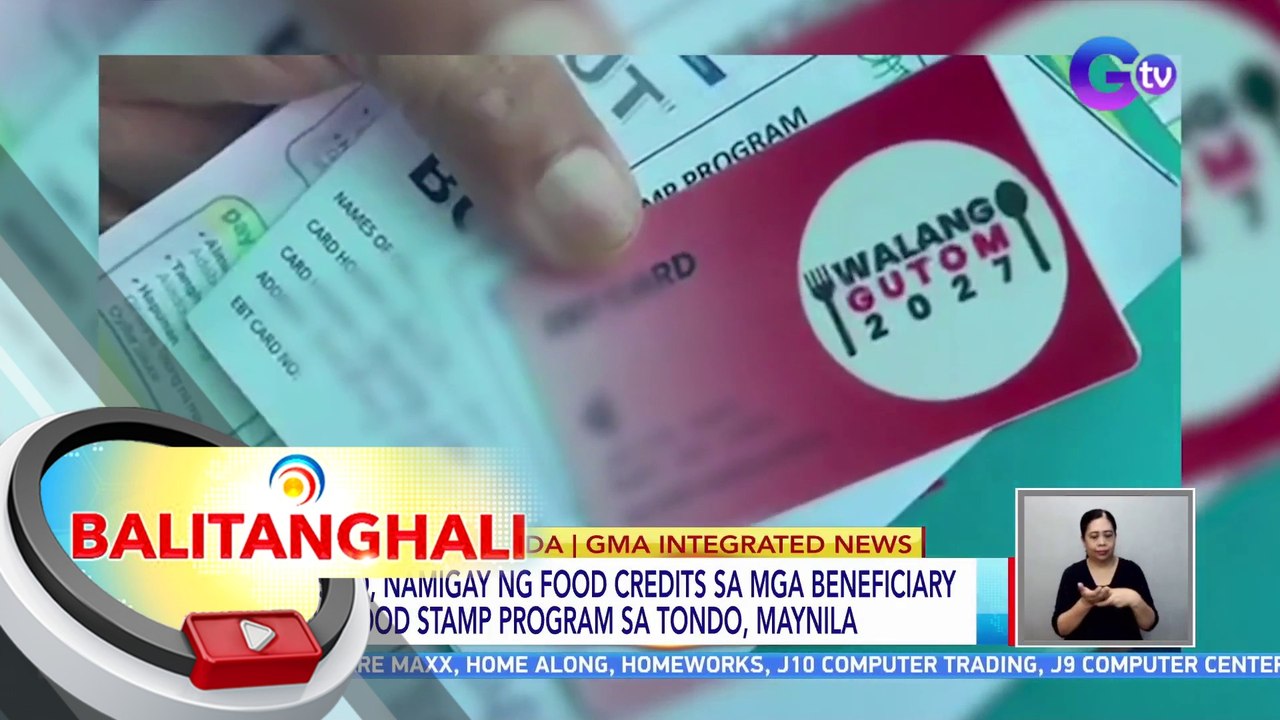 DSWD, namigay ng food credits sa mga beneficiar...