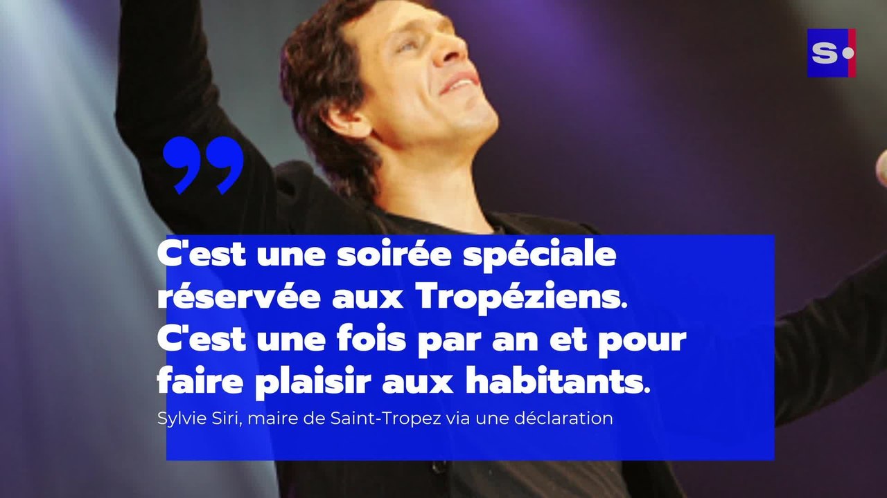 Marc Lavoine, son concert à Saint-Tropez interdit aux touristes par la municipalité