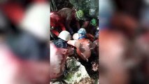 Le immagini del salvataggio della giovane speleologa rimasta intrappolata a 130m di profondità nel Salernitano