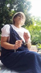 Having fun at the park