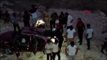 150 metreden yuvarlanan otomobilin sürücüsü öldü