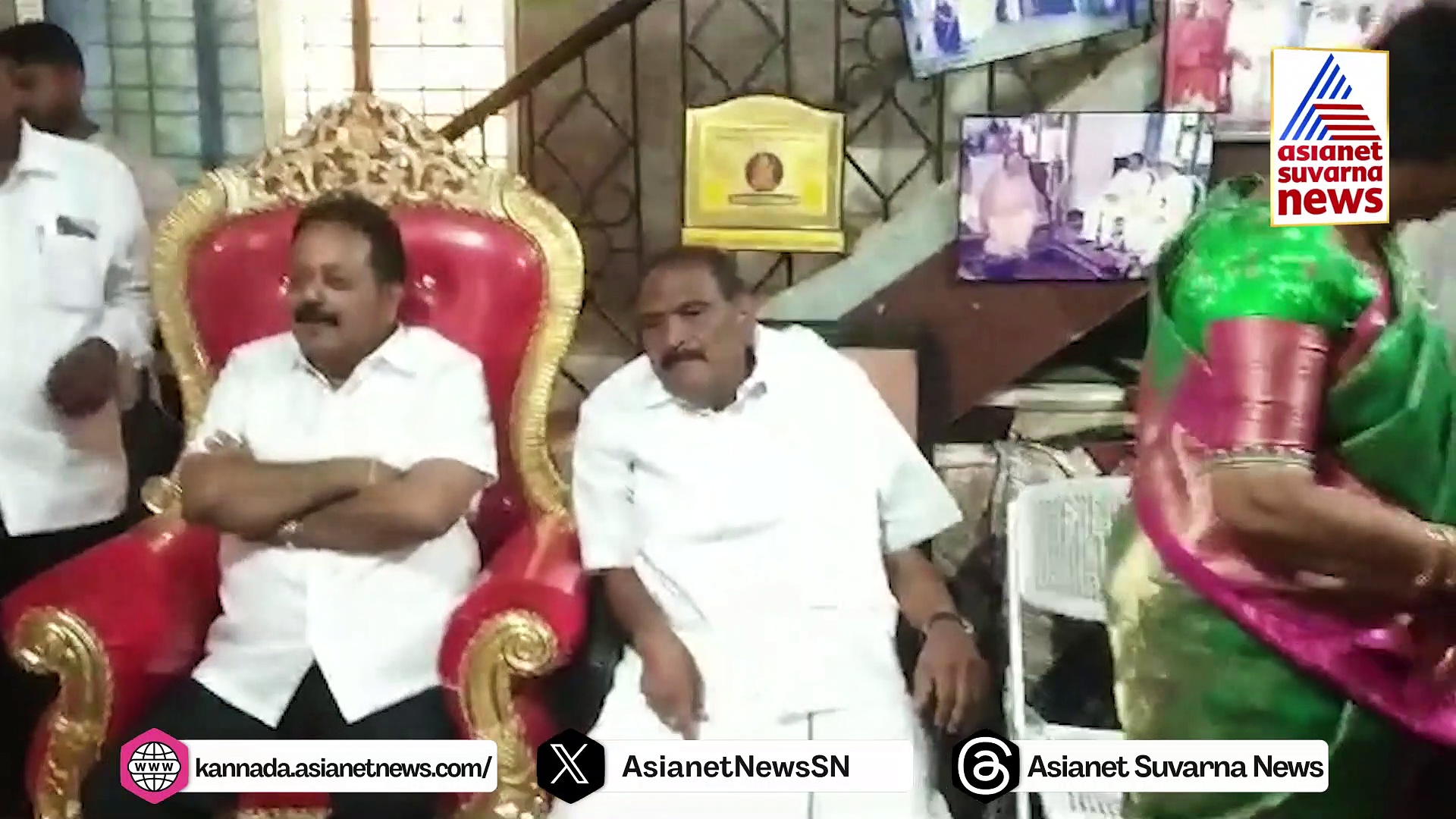 ಕೋಡಿಶ್ರೀಗಳನ್ನು ಭೇಟಿಯಾಗಿ ಆಶೀರ್ವಾದ ಪಡೆದ ಕೃಷಿ ಸಚಿವ ಚಲುವರಾಯಸ್ವಾಮಿ ದಂಪತಿ