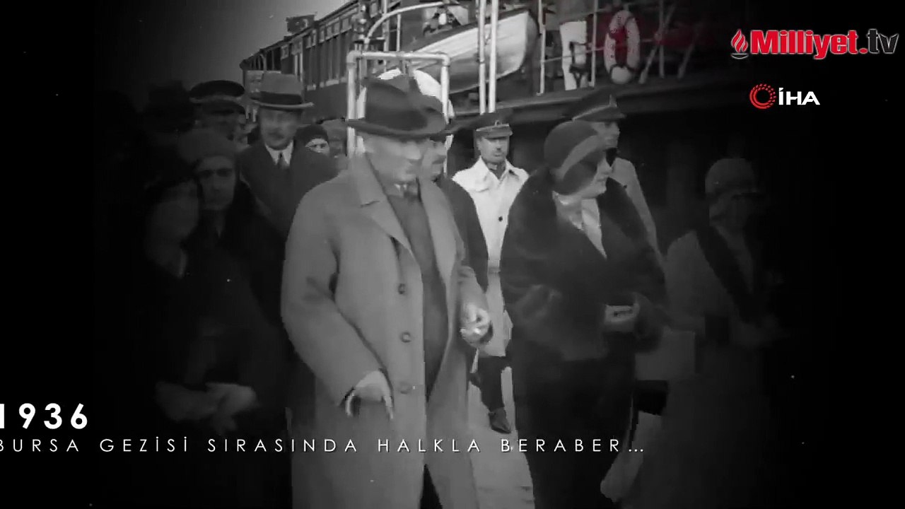 İlk kez ortaya çıktı! Atatürk'ün hiç bilinmeyen görüntüleri...
