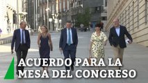 Los diputados del PNV acuden al Congreso sin adelantar si habrá acuerdo para la Mesa