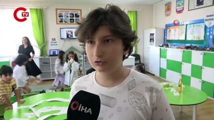 13 yaşında geliştirdiği oyunla çocukları eğitiyor