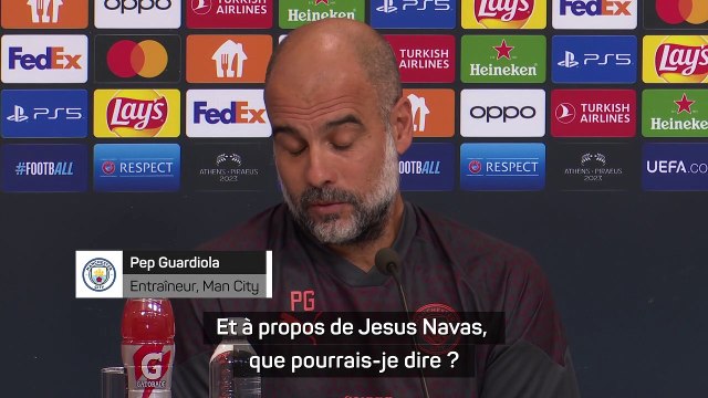 Guardiola : “Jesus Navas ? J'aurais peut-être dû le prolonger à l’époque !”