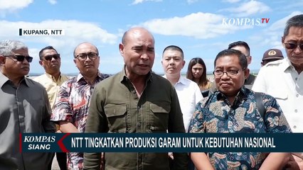 NTT Tingkatkan Produksi Garam untuk Penuhi Kebutuhan Nasional