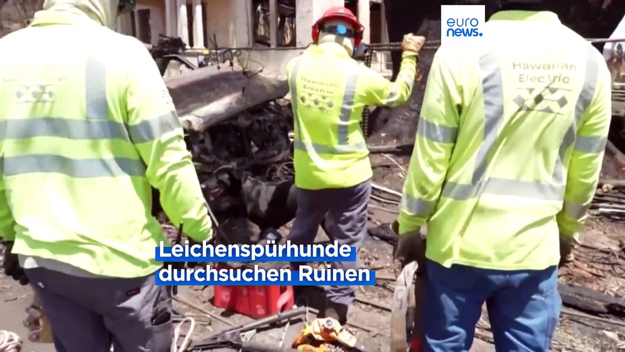 106 Tote nach den Feuern auf Hawaii und es wächst die Wut