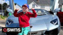 A millionaire has fulfilled a dying boy's wish for ride in supercar - as he appeals for help to save him