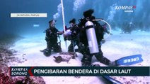 Lantamal X Kibarkan Bendera Merah Putih di Dasar Laut