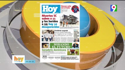 Titulares de prensa Dominicana del  miércoles 16  de agosto  | Hoy Mismo