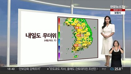[생활날씨] 전국 무더위 속 소나기…"온열질환 주의하세요"
