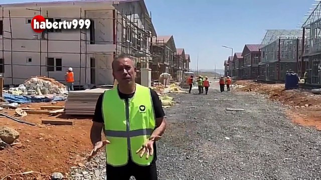 HALUK LEVENTİN DEPREMZEDELER İÇİN YAPTIRDIĞI EVLER BİTMEK ÜZERE