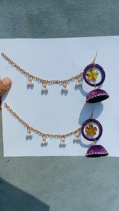 diy jhumka
