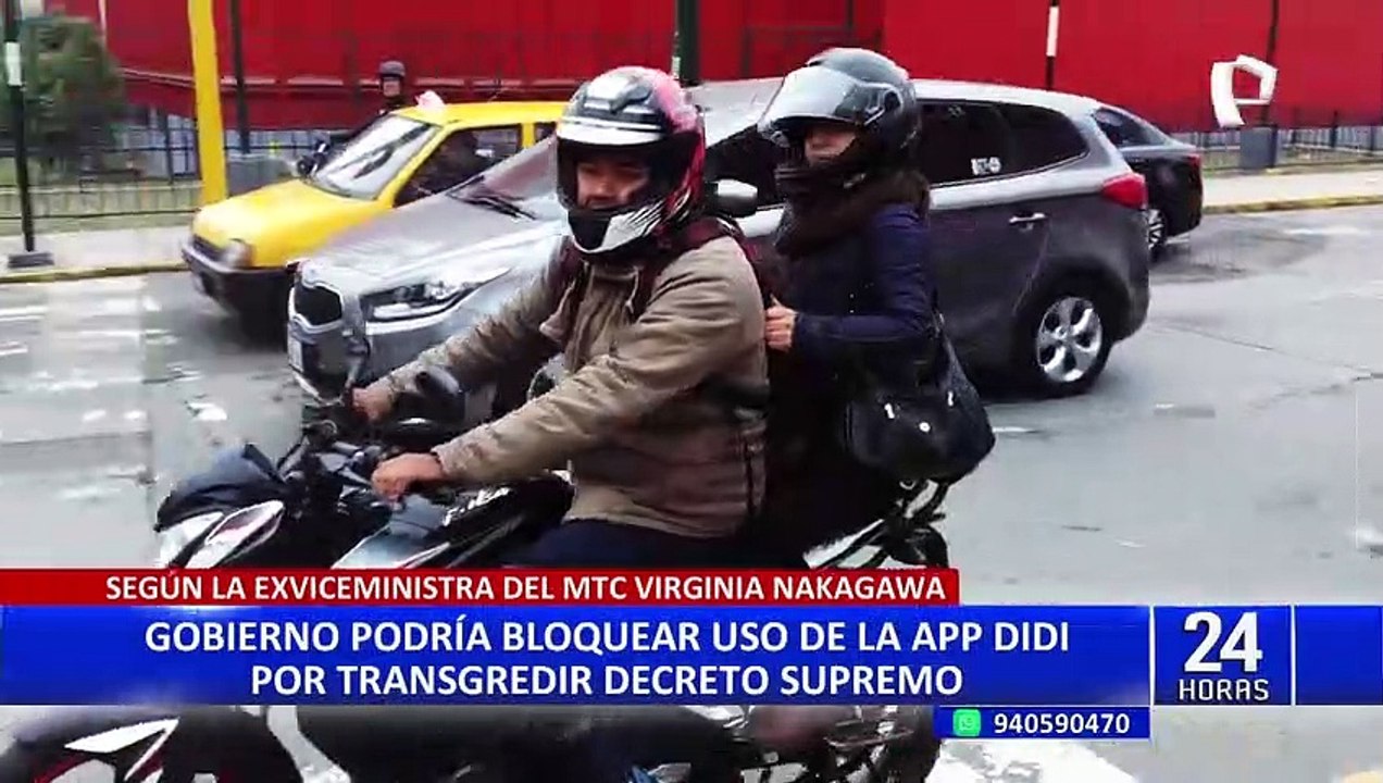 App 'Didi Moto' podría ser bloqueada a nivel nacional por transgredir Decreto Supremo