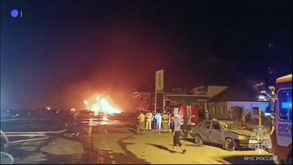 Russie: au moins 35 morts dans l'immense incendie d'une station-service au Daguestan