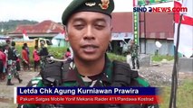 Sambut HUT ke-78 RI, Inilah Aksi Satgas Yonif MR 411 Kostrad