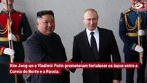 Putin e Kim Jong-un prometem fortalecer laços entre Rússia e Coréia do Norte