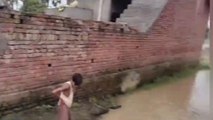 मुजफ्फरनगर: सोलानी नदी का जलस्तर बढ़ने से बाढ़ की चपेट में आए कई गांव, ग्रामीणों में दहशत