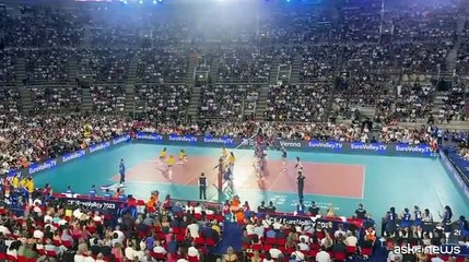 Spettacolo Italvolley all'Arena di Verona, azzurre battono Romania
