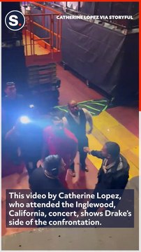 Drake Confronts Male Fan Who Fought Woman for His Towel