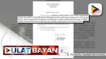 Pasok sa mga gov’t office at public schools sa NCR at Bulacan sa Aug. 25, sinuspinde ng Malacañang kaugnay ng FIBA 2023 opening