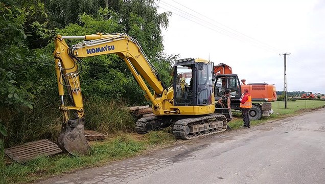 Nasze Miasto Gmina Wólka - budowa drogi