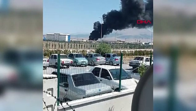 Incendie dans la zone industrielle organisée d'Aksaray