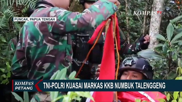 Temukan Puluhan Senjata Tajam dan Api, TNI-Polri Kuasai Markas KKB Numbuk Talenggeng!