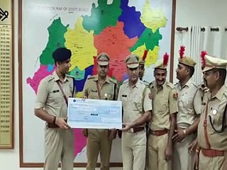 पुलिस अधीक्षक ने तीन थाना टीम का बढ़ाया हौंसला-video